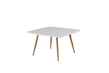 Plaza Soffbord 80x80 cm - Vit - Möbler - Vardagsrum - Soffbord & vardagsrumsbord - Soffbord