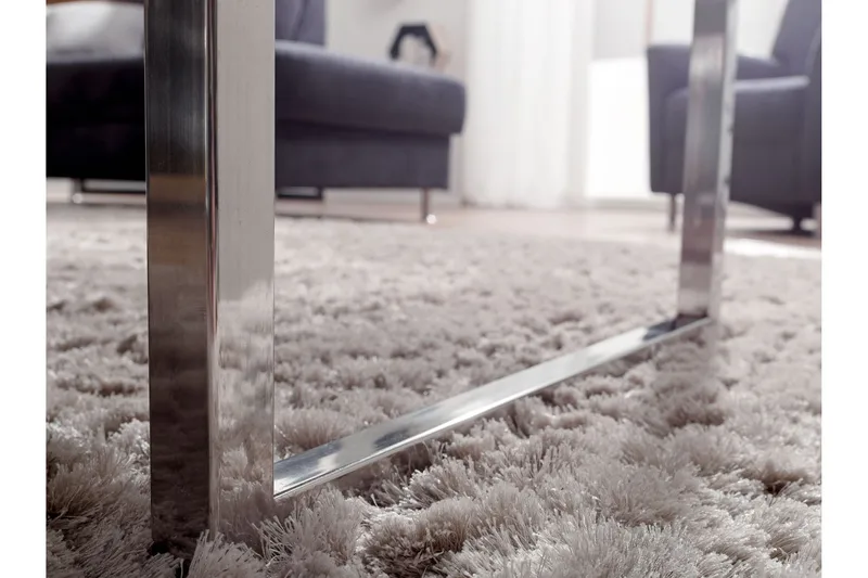 Plessey Soffbord 120 cm - Massivt Trä/Krom - Möbler - Vardagsrum - Soffbord & vardagsrumsbord - Soffbord