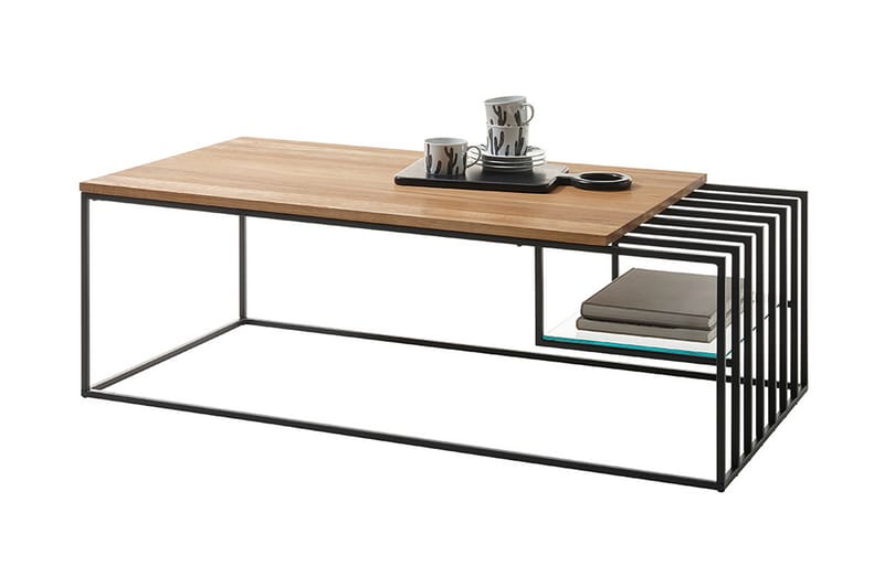 PORTERVILLE Soffbord 120 cm Natur - Möbler - Vardagsrum - Soffbord & vardagsrumsbord - Soffbord