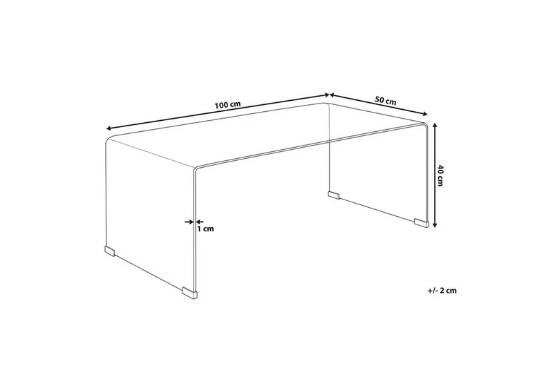 Prestina Soffbord - Glas - Möbler - Vardagsrum - Soffbord & vardagsrumsbord - Soffbord