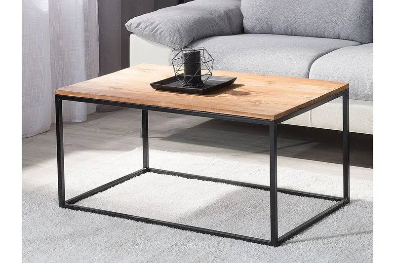 Provo Ii Soffbord 100 cm - Trä/Natur - Möbler - Vardagsrum - Soffbord & vardagsrumsbord - Soffbord