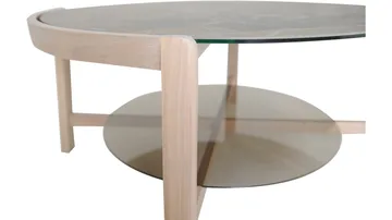 Soffbord Quisto Ø90 cm - Vitlackad - Möbler - Vardagsrum - Soffbord & vardagsrumsbord - Soffbord