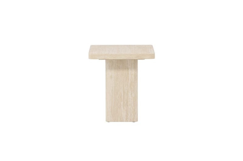 Soffbord Qvart - Beige, 50x50x56 - Möbler - Vardagsrum - Soffbord & vardagsrumsbord - Soffbord