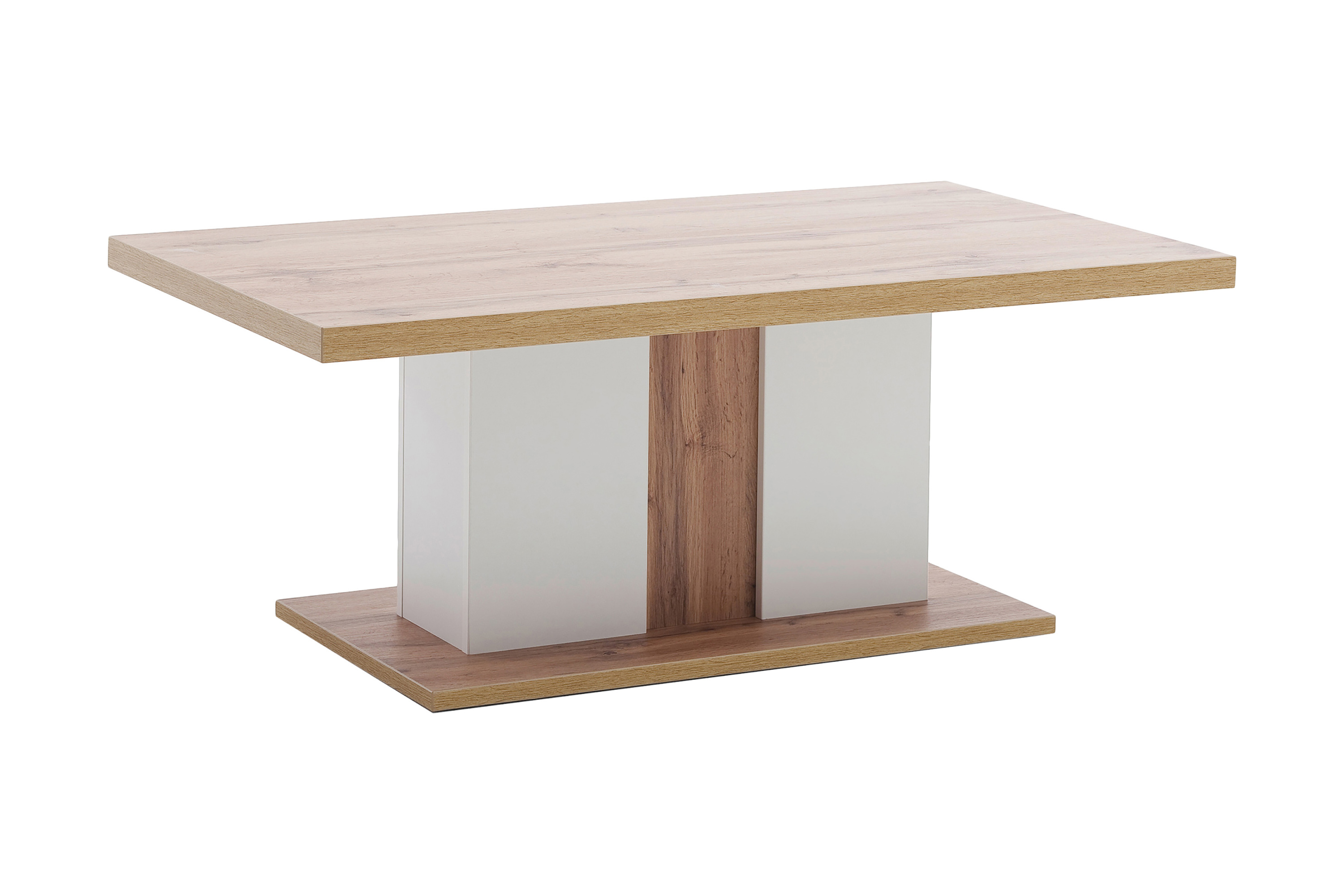 redus soffbord 115 cm vit/ekfärg -