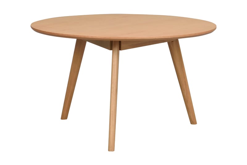 REFRESH Soffbord 90 cm Runt Lackad Ek - Bord - Soffbord