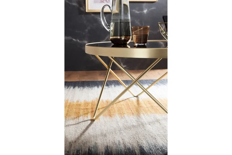 Reineck Soffbord 82 cm Runt - Svart/Guld - Möbler - Vardagsrum - Soffbord & vardagsrumsbord - Soffbord