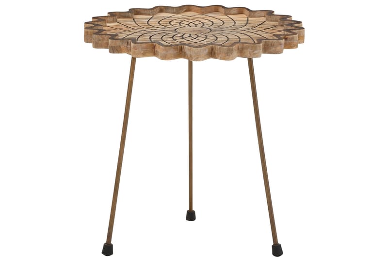 RIGARDA Soffbord 40 cm Runt Mangoträ/Natur - Möbler - Vardagsrum - Soffbord & vardagsrumsbord - Soffbord