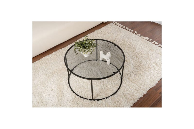 Soffbord Rikiya Svart Grå - Svart Grå - Möbler - Vardagsrum - Soffbord & vardagsrumsbord - Soffbord