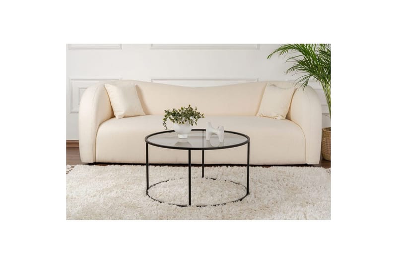 Soffbord Rikiya Svart Grå - Svart Grå - Möbler - Vardagsrum - Soffbord & vardagsrumsbord - Soffbord