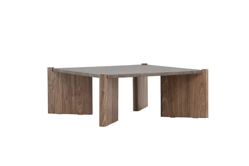 Rogaland Soffbord 100x100 cm - Brun - Möbler - Vardagsrum - Soffbord & vardagsrumsbord - Soffbord