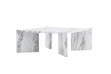 Rogaland Soffbord 100x100 cm - Vit - Möbler - Vardagsrum - Soffbord & vardagsrumsbord - Soffbord