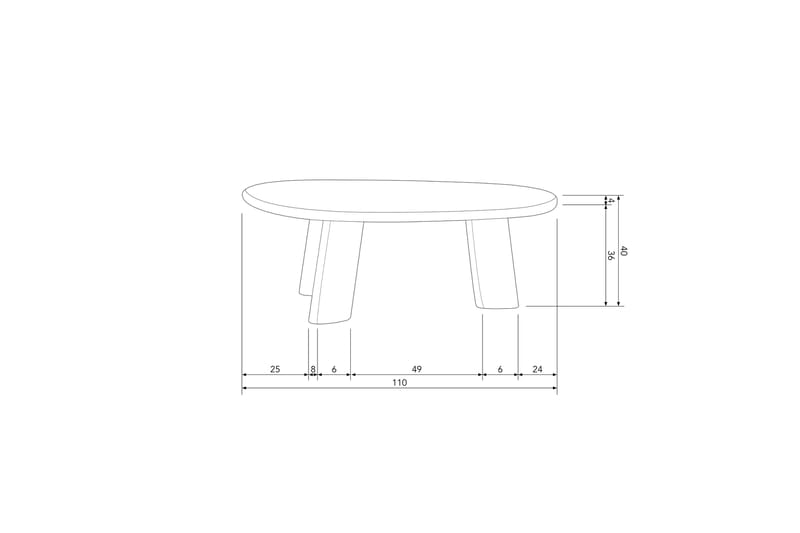 Soffbord Roundly - Möbler - Vardagsrum - Soffbord & vardagsrumsbord - Soffbord