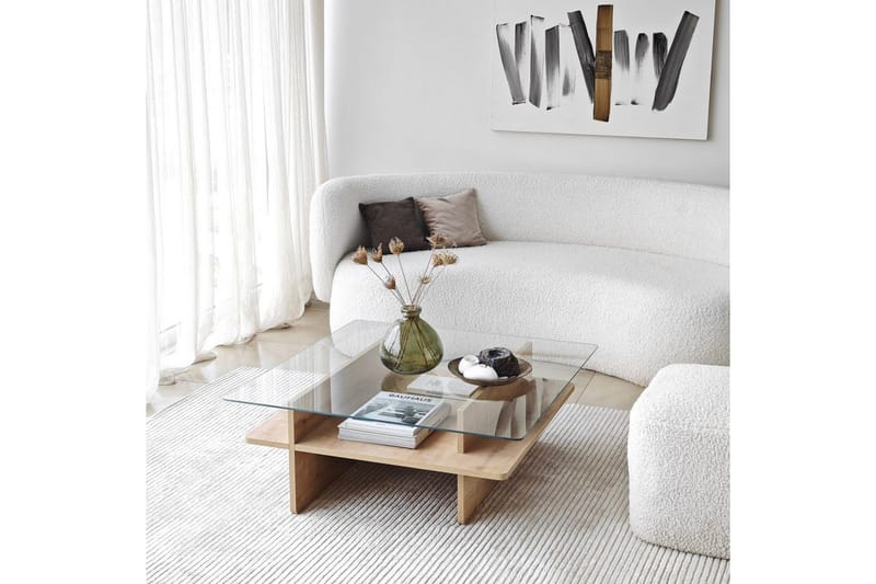 Soffbord Rubby Fyrkant Sudamal / Transparent - Sudamal / Transparent - Möbler - Vardagsrum - Soffbord & vardagsrumsbord - Soffbord