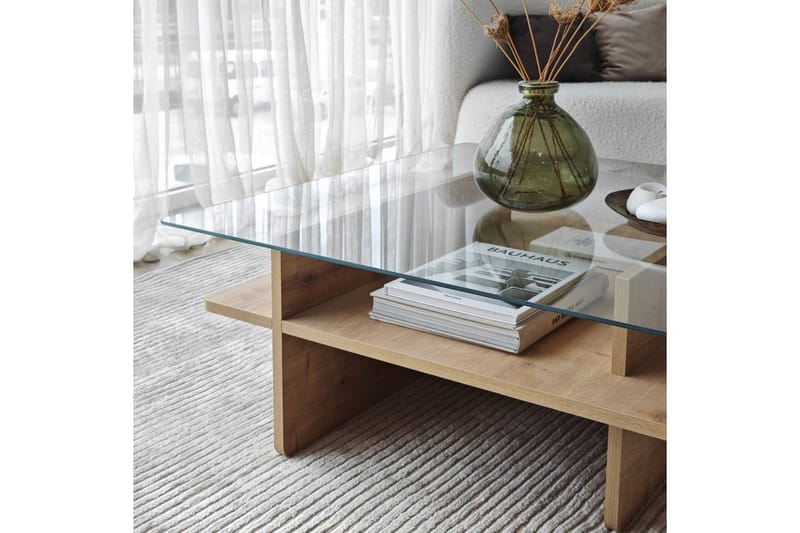 Soffbord Rubby Fyrkant Sudamal / Transparent - Sudamal / Transparent - Möbler - Vardagsrum - Soffbord & vardagsrumsbord - Soffbord