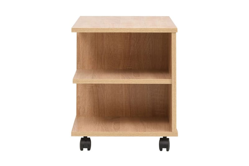 Rullhylla 50x35x42 cm ekfärg - Brun - Möbler - Vardagsrum - Soffbord & vardagsrumsbord - Soffbord