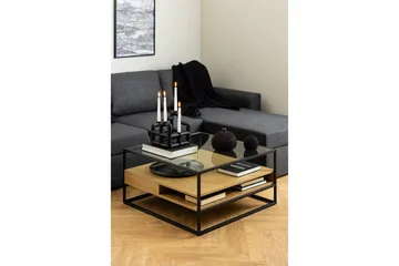 Sakila Soffbord 80x80 cm - Transparent - Möbler - Vardagsrum - Soffbord & vardagsrumsbord - Soffbord