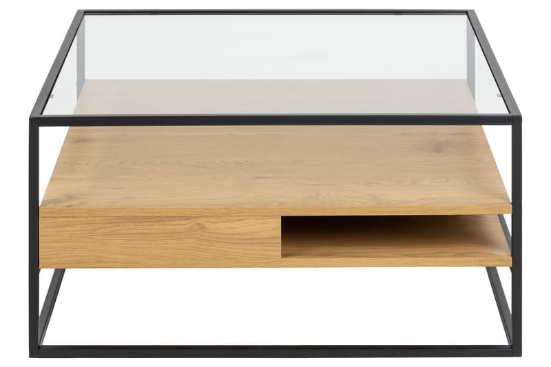 Sakila Soffbord 80x80 cm Transparent - Möbler - Vardagsrum - Soffbord & vardagsrumsbord - Soffbord