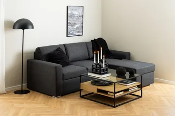 Sakila Soffbord 80x80 cm - Transparent - Möbler - Vardagsrum - Soffbord & vardagsrumsbord - Soffbord