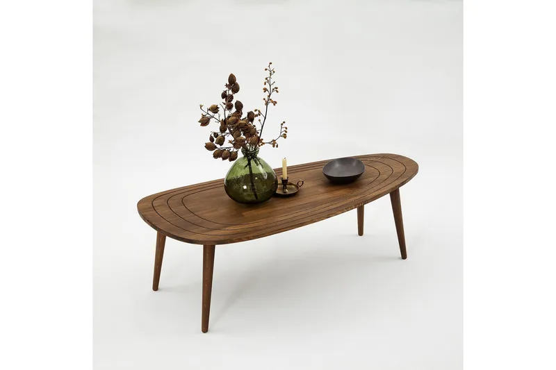 Saldus Soffbord 115 cm - Valnöt - Möbler - Vardagsrum - Soffbord & vardagsrumsbord - Soffbord