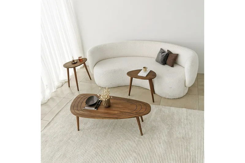 Saldus Soffbord 115 cm - Valnöt - Möbler - Vardagsrum - Soffbord & vardagsrumsbord - Soffbord