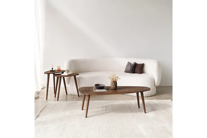 Saldus Soffbord 115 cm - Valnöt - Möbler - Vardagsrum - Soffbord & vardagsrumsbord - Soffbord