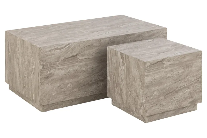 Samon Soffbord 100x60 cm, Grå