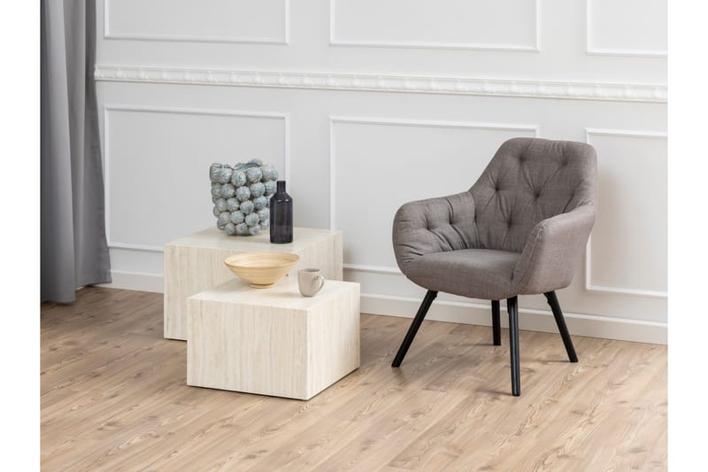 Samon Soffbord 58x58 cm - Beige - Möbler - Vardagsrum - Soffbord & vardagsrumsbord - Satsbord