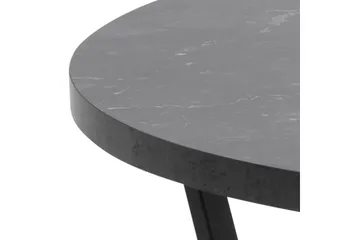 Sansi Soffbord 77 cm Rund - Svart - Möbler - Vardagsrum - Soffbord & vardagsrumsbord - Soffbord