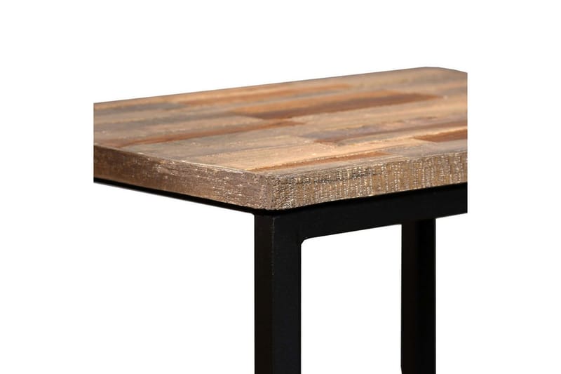 Satsbord 3 delar massivt återvunnet teakträ - Brun - Möbler - Vardagsrum - Soffbord & vardagsrumsbord - Soffbord