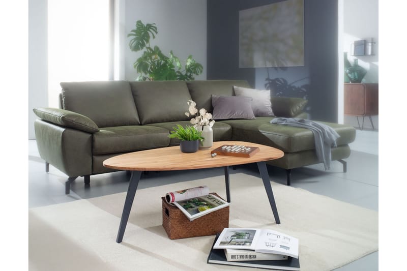 SENECA Soffbord 110 cm Brun/Svart - Möbler - Vardagsrum - Soffbord & vardagsrumsbord - Soffbord
