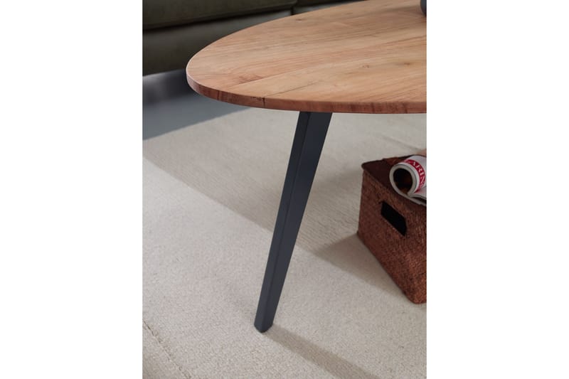 SENECA Soffbord 110 cm Brun/Svart - Möbler - Vardagsrum - Soffbord & vardagsrumsbord - Soffbord