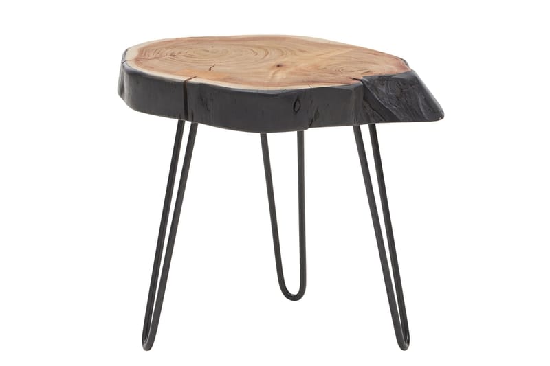 SENECA Soffbord 40 cm Runt Brun/Svart - Möbler - Vardagsrum - Soffbord & vardagsrumsbord - Soffbord
