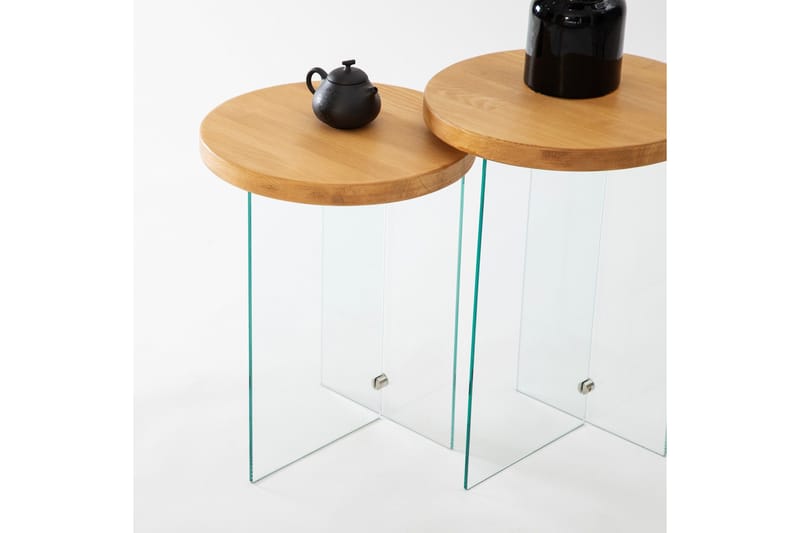 Serenity Soffbord 35 cm - Ek - Möbler - Vardagsrum - Soffbord & vardagsrumsbord - Satsbord