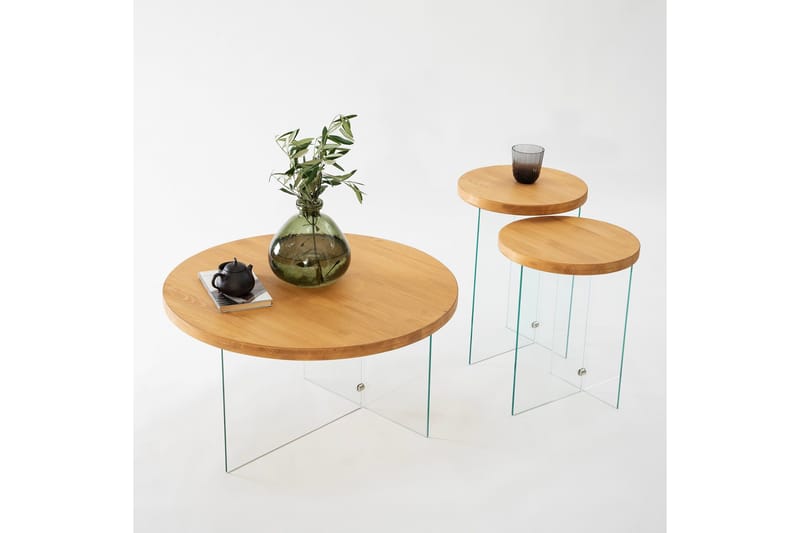 Serenity Soffbord 35 cm - Ek - Möbler - Vardagsrum - Soffbord & vardagsrumsbord - Satsbord