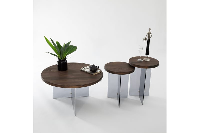 Serenity Soffbord 35 cm - Grå - Möbler - Vardagsrum - Soffbord & vardagsrumsbord - Satsbord