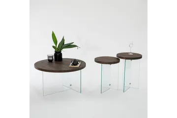 Serenity Soffbord 35 cm - Valnöt - Möbler - Vardagsrum - Soffbord & vardagsrumsbord - Satsbord