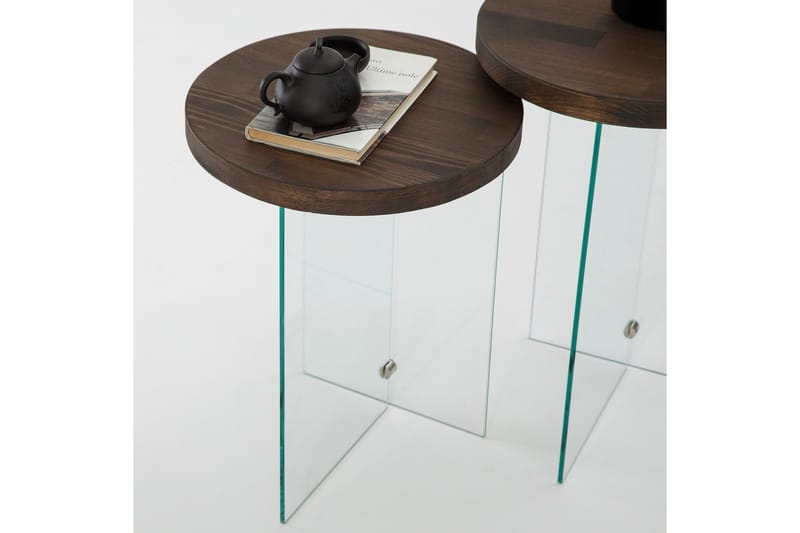 Serenity Soffbord 35 cm - Valnöt - Möbler - Vardagsrum - Soffbord & vardagsrumsbord - Satsbord