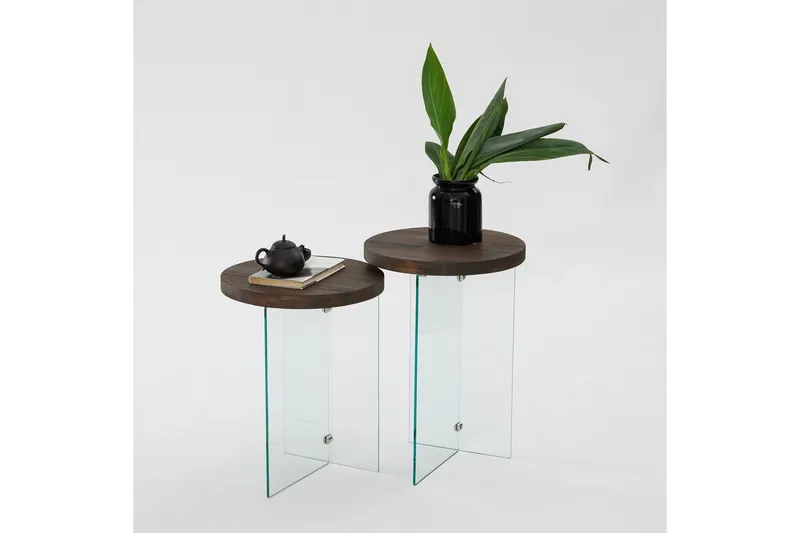 Serenity Soffbord 35 cm - Valnöt - Möbler - Vardagsrum - Soffbord & vardagsrumsbord - Satsbord