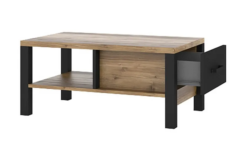 Skarebol Soffbord 90 cm - Svart/Trä/Natur - Möbler - Vardagsrum - Soffbord & vardagsrumsbord - Soffbord