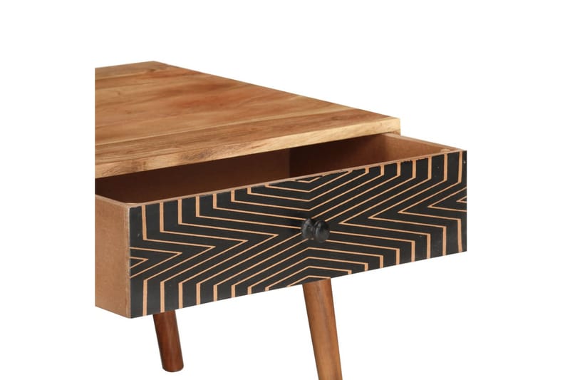 Soffbord 100x50x39 cm massivt akaciaträ - Brun - Möbler - Vardagsrum - Soffbord & vardagsrumsbord - Soffbord