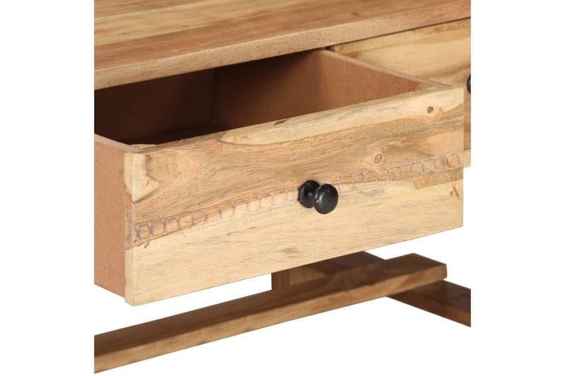 Soffbord 100x50x40 cm massivt akaciaträ - Brun - Möbler - Vardagsrum - Soffbord & vardagsrumsbord - Soffbord