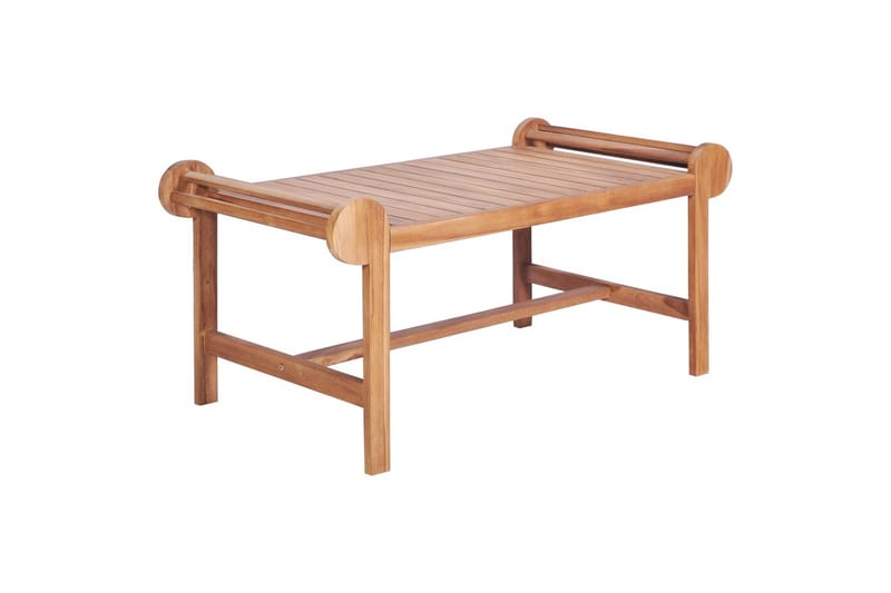 Soffbord 100x50x45 cm massiv teak - Brun - Soffbord - Bord