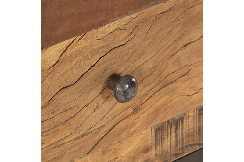 Soffbord 100x50x45 cm massivt återvunnet trä - Svart - Soffbord - Bord