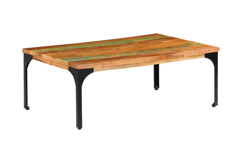 Soffbord 100x60x35 cm massivt återvunnet trä - Brun - Möbler - Vardagsrum - Soffbord & vardagsrumsbord - Soffbord