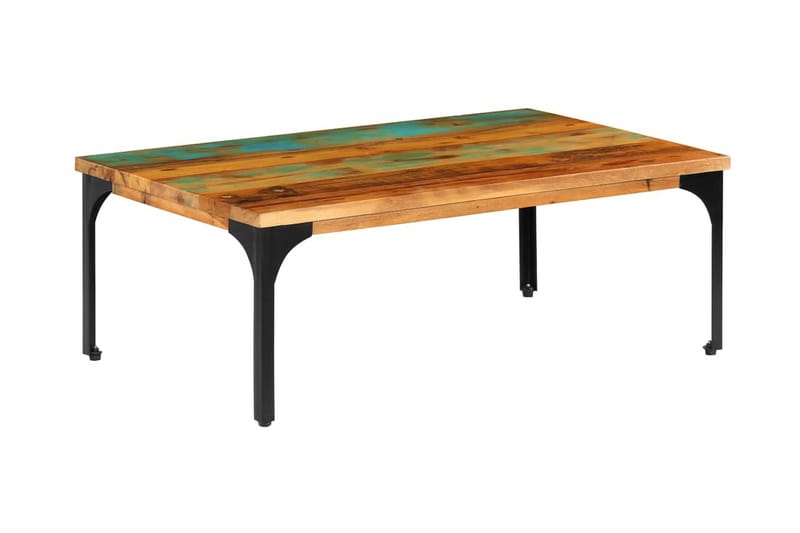Soffbord 100x60x35 cm massivt återvunnet trä - Brun - Möbler - Vardagsrum - Soffbord & vardagsrumsbord - Soffbord