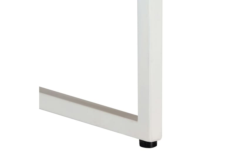 Soffbord 110x110x36 cm massivt mangotr�ä - Vit - Möbler - Vardagsrum - Soffbord & vardagsrumsbord - Soffbord