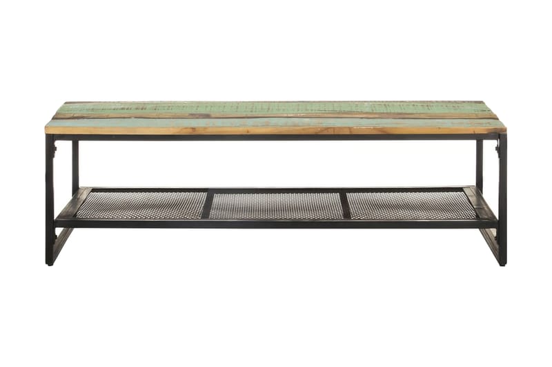 Soffbord 110x60x35 cm massivt återvunnet trä - Brun - Möbler - Vardagsrum - Soffbord & vardagsrumsbord - Soffbord