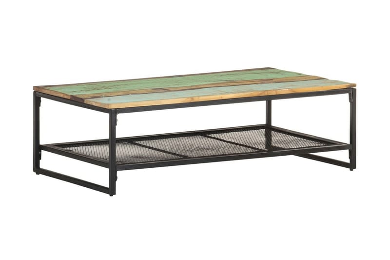 Soffbord 110x60x35 cm massivt återvunnet trä - Brun - Möbler - Vardagsrum - Soffbord & vardagsrumsbord - Soffbord