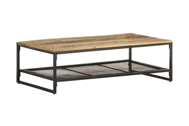 Soffbord 110x60x35 cm massivt återvunnet trä - Brun - Möbler - Vardagsrum - Soffbord & vardagsrumsbord - Soffbord