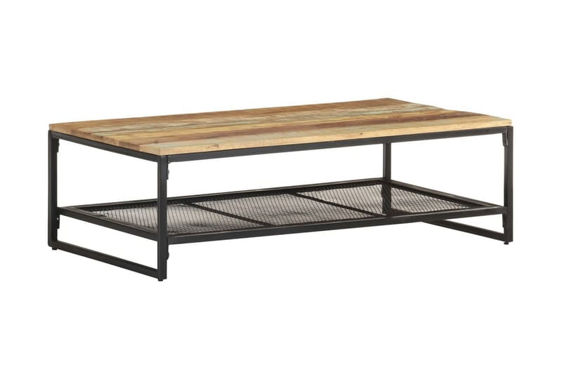 Soffbord 110x60x35 cm massivt återvunnet trä - Brun - Möbler - Vardagsrum - Soffbord & vardagsrumsbord - Soffbord